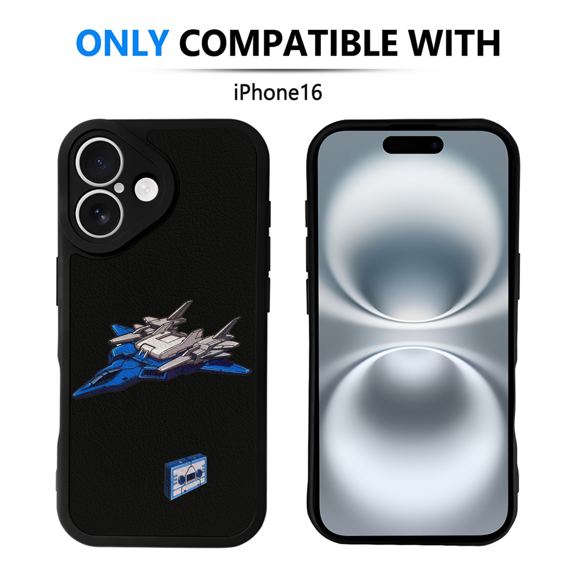 （画像用）  【iPhone 16シリーズ対応】シリコンスマホケース（レザー調） 材質：シリコン